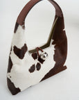 Trapeze Handbag, Brown