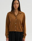 Long Sleeve Cardigan, Cigar