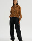 Long Sleeve Cardigan, Cigar