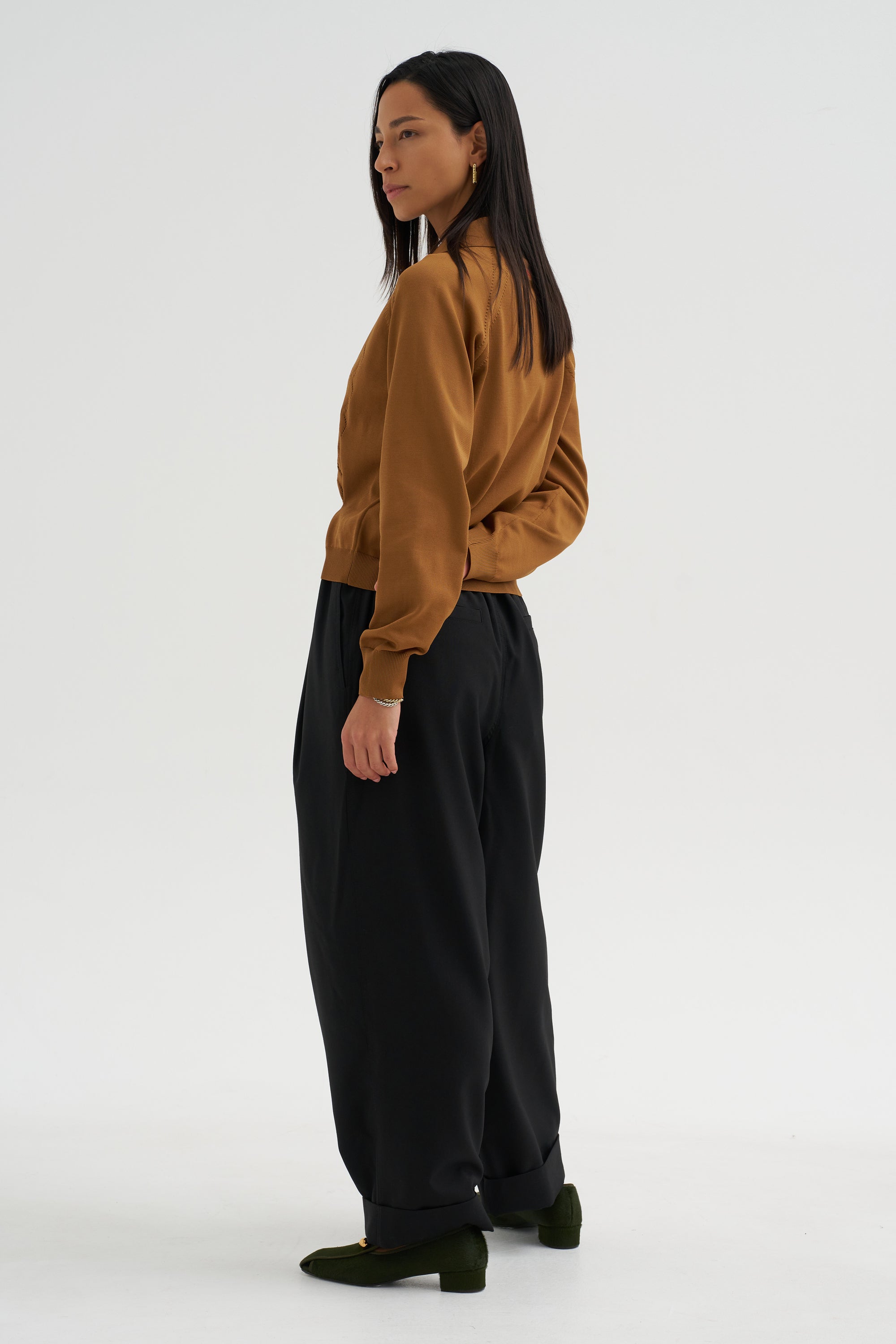 Long Sleeve Cardigan, Cigar