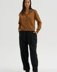 Long Sleeve Cardigan, Cigar