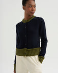 Wool Blend Cardigan, Eclipse
