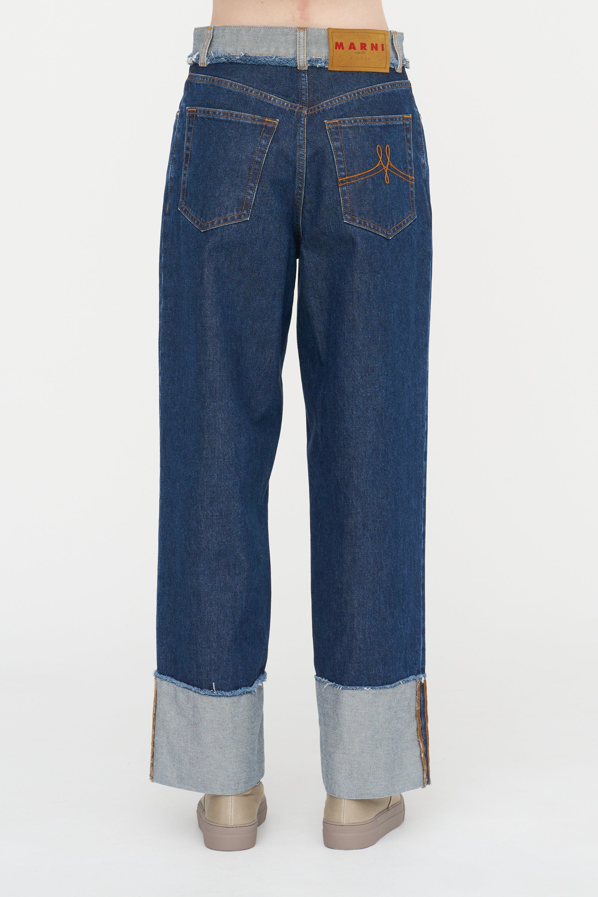 Inside-Out Jeans, Blublack