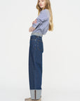 Inside-Out Jeans, Blublack