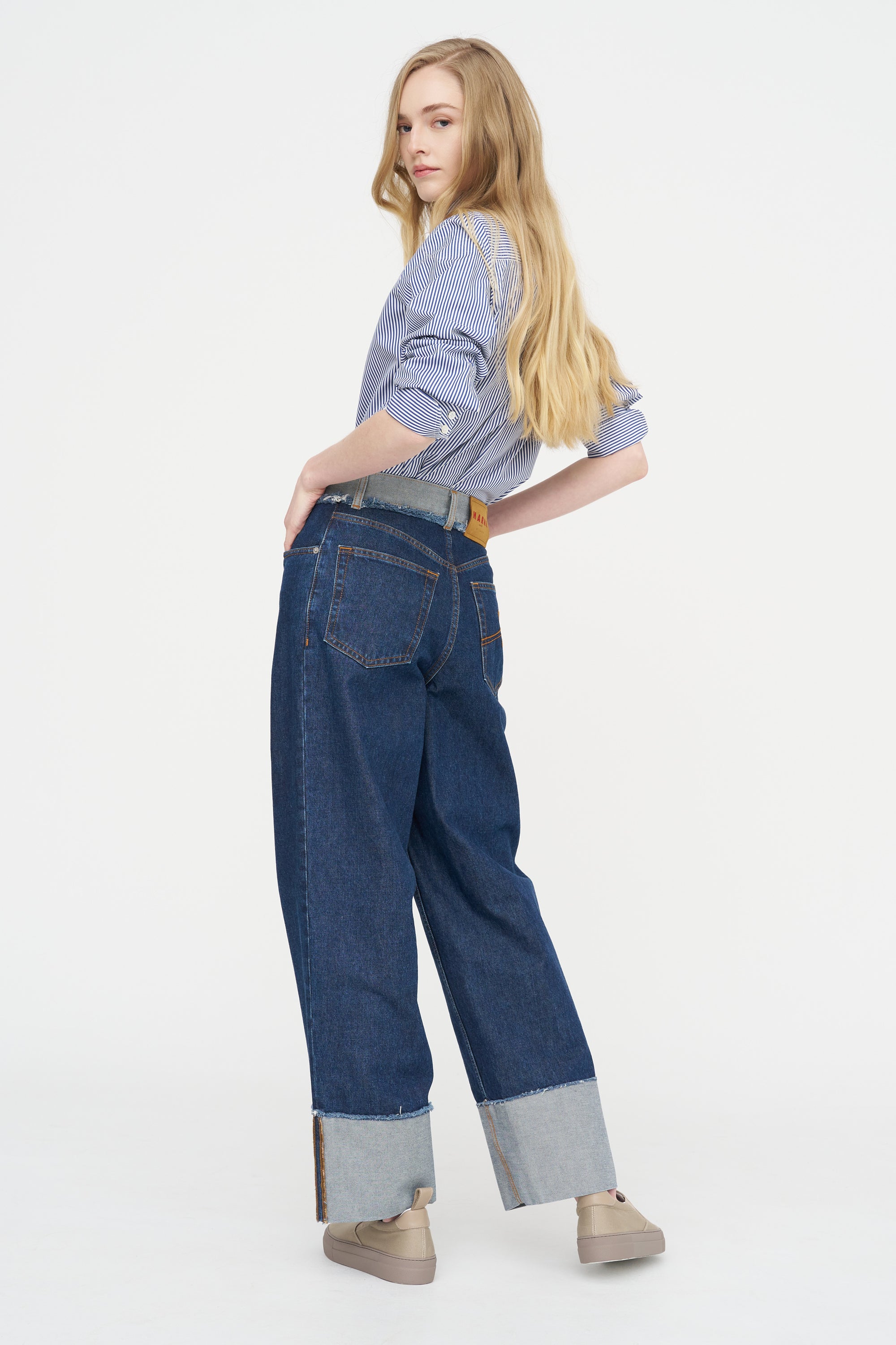 Inside-Out Jeans, Blublack