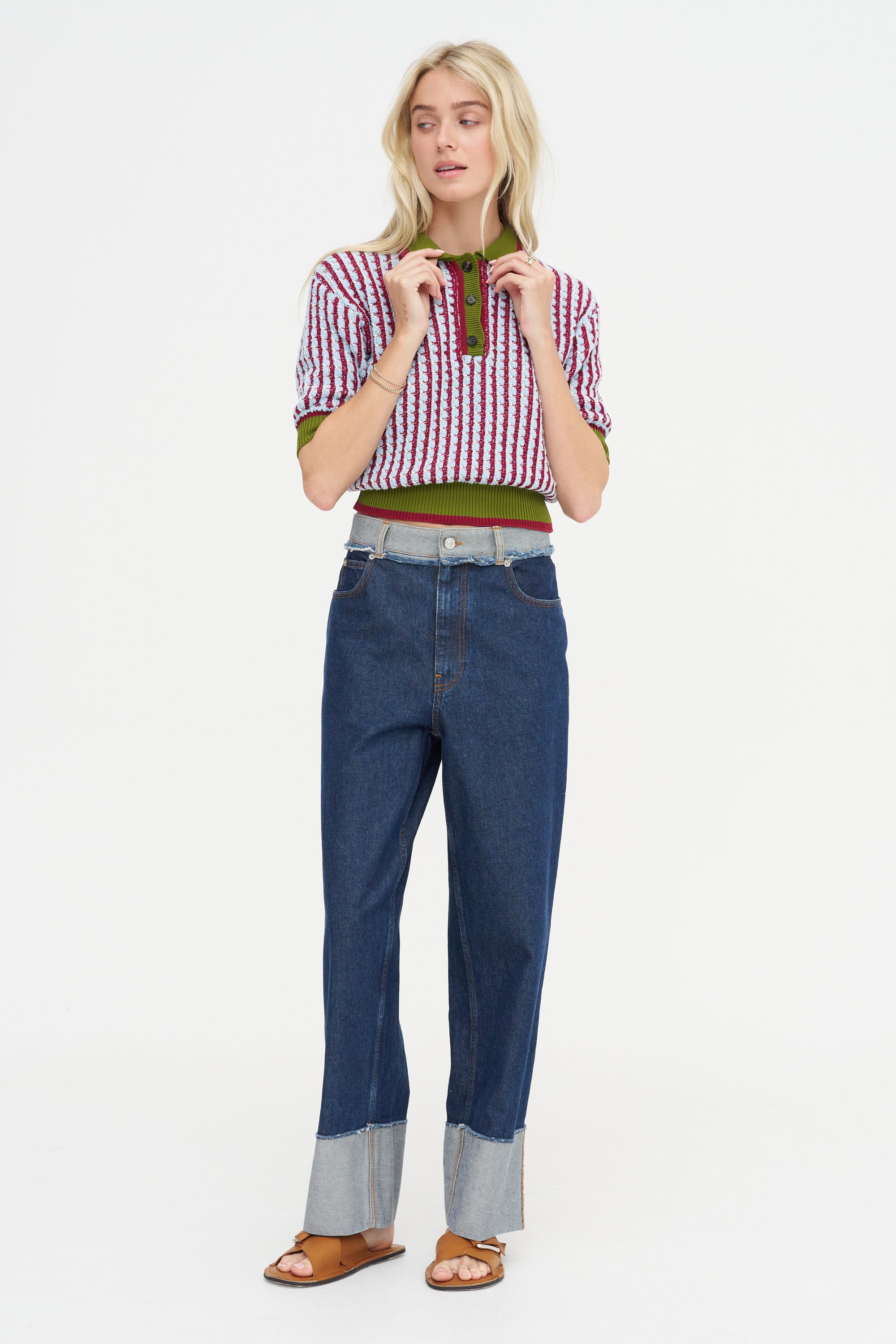 Polo Neck, Light Blue