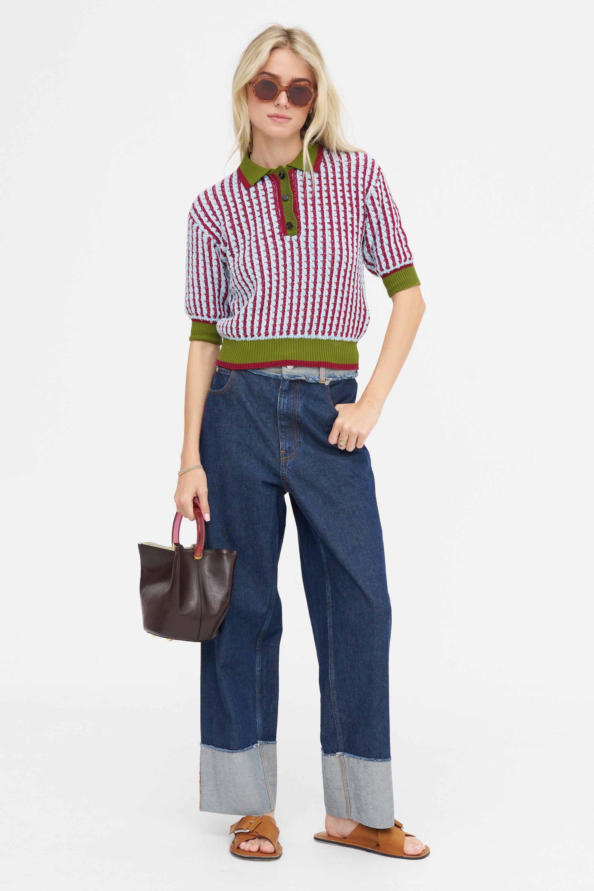 Polo Neck, Light Blue