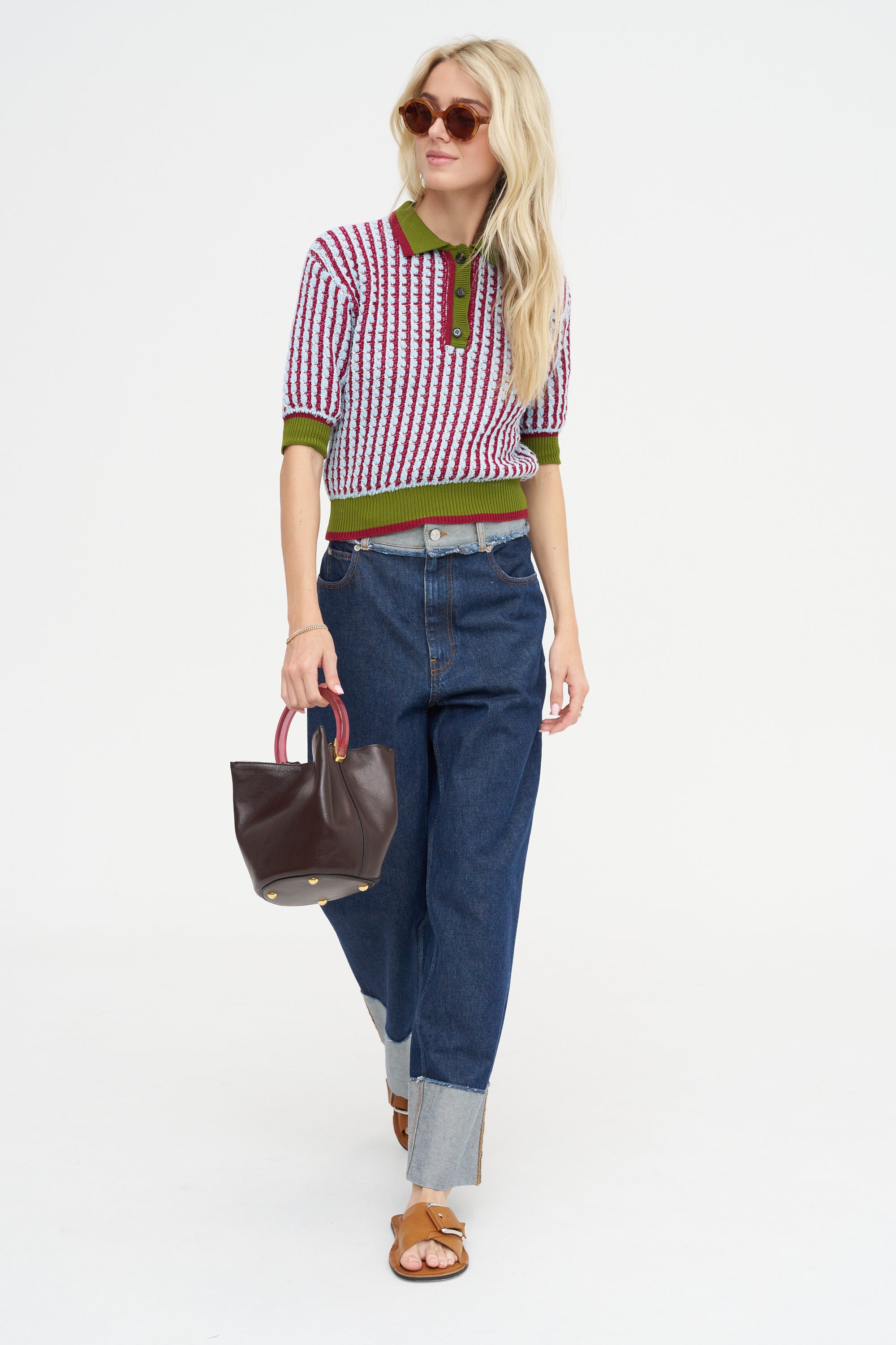 Polo Neck, Light Blue