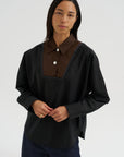 Poplin Shirt, Black