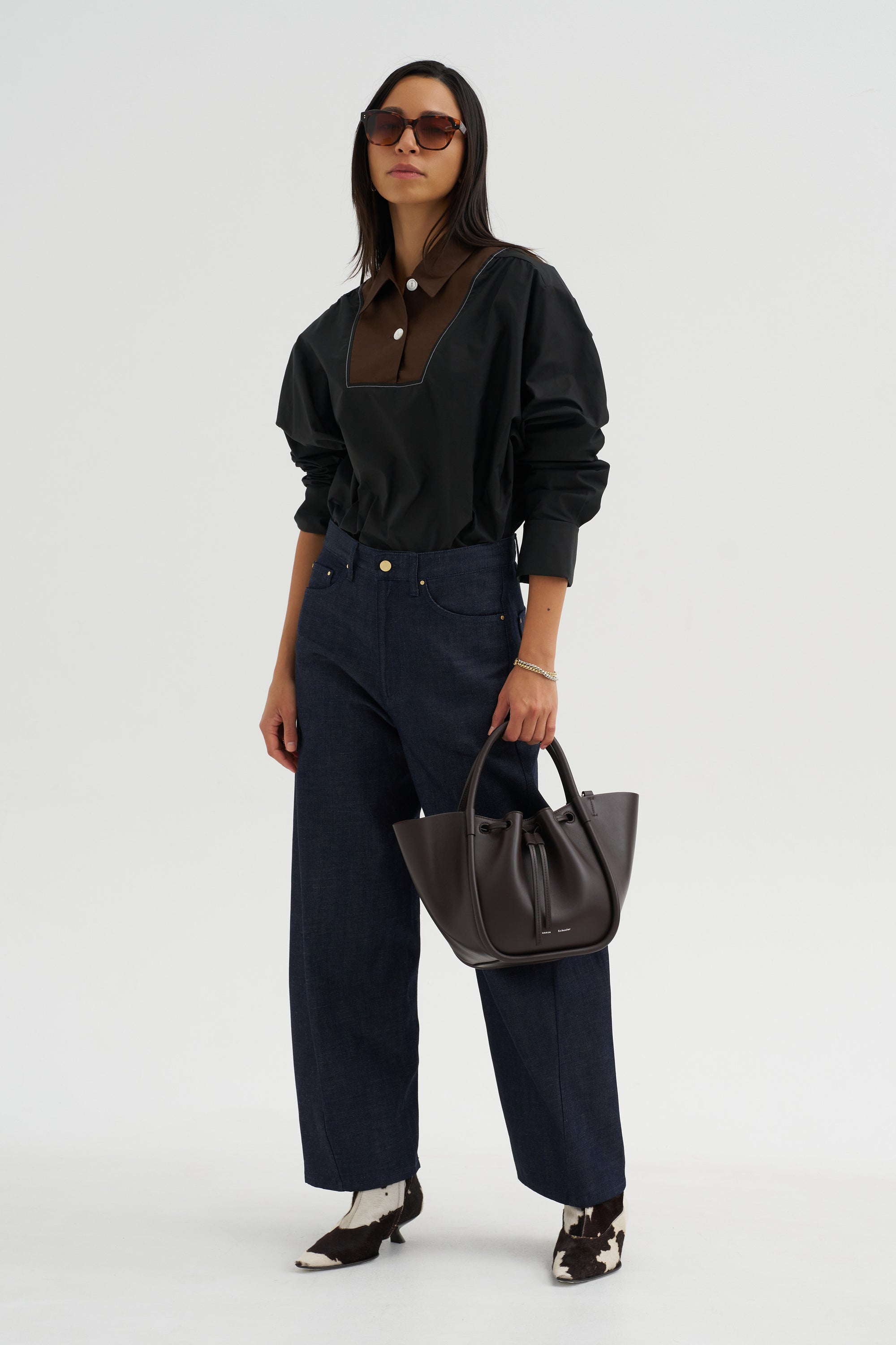 Poplin Shirt, Black