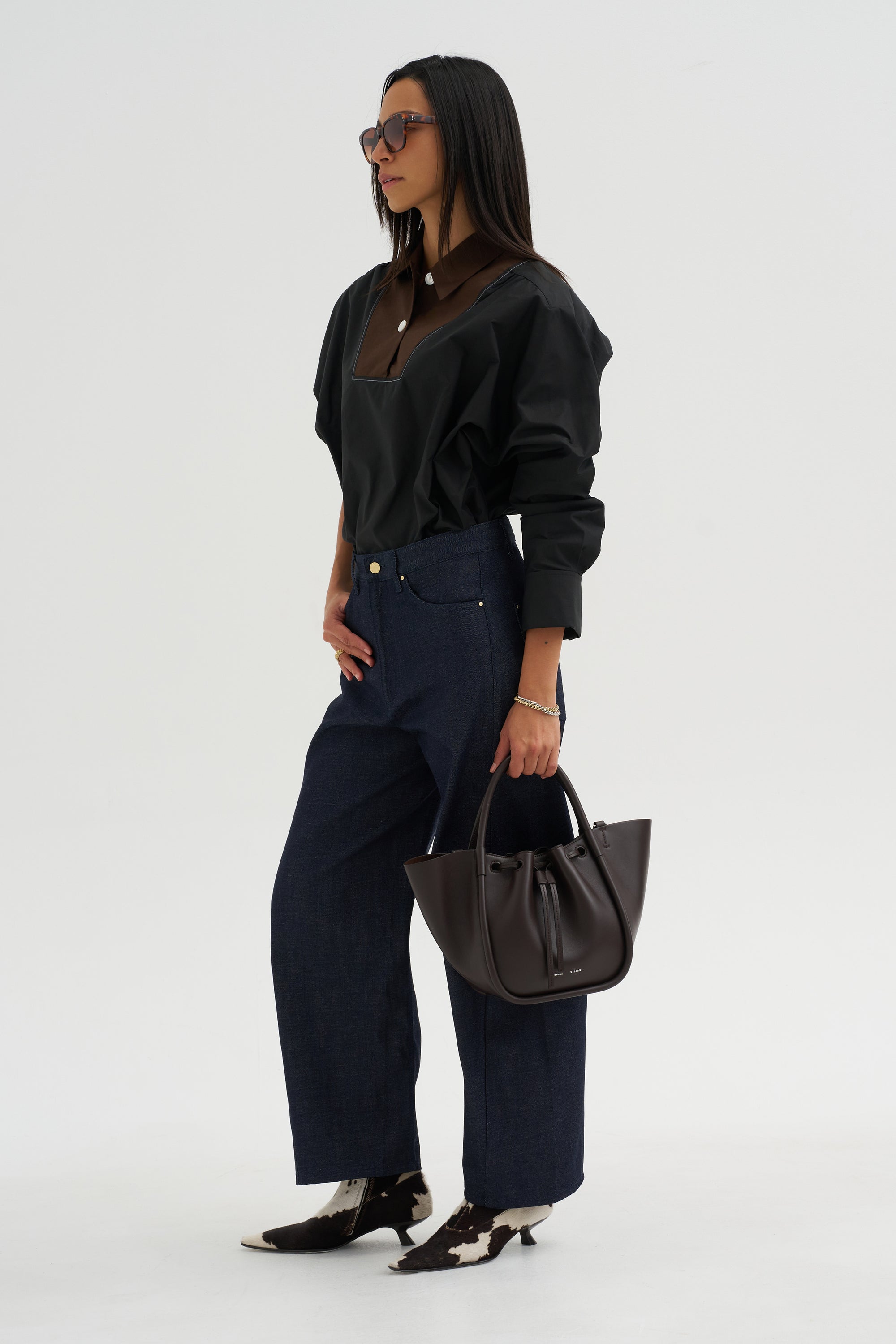 Poplin Shirt, Black