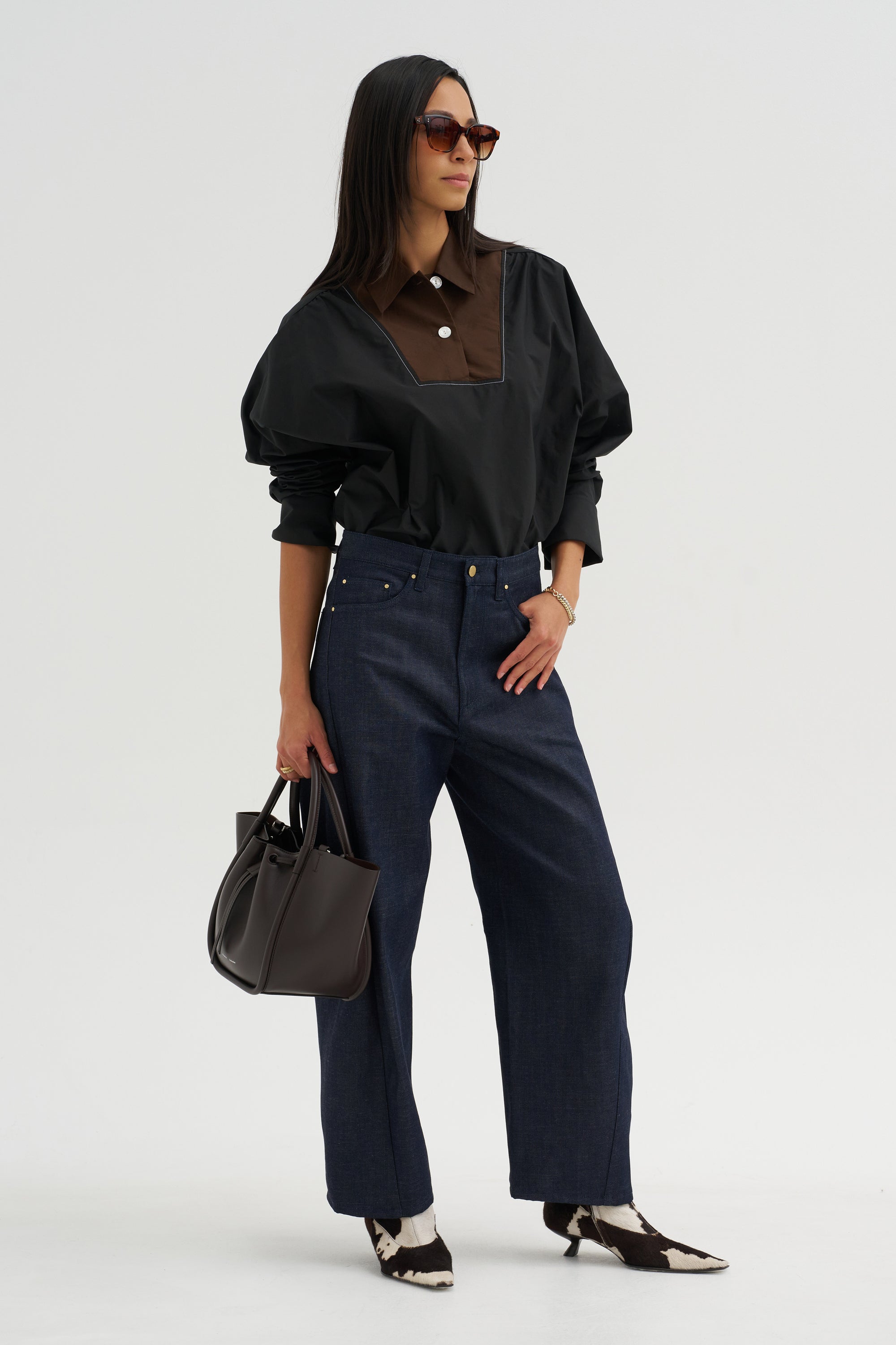 Poplin Shirt, Black