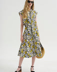 Poplin Sleeveless Blouse, Maize