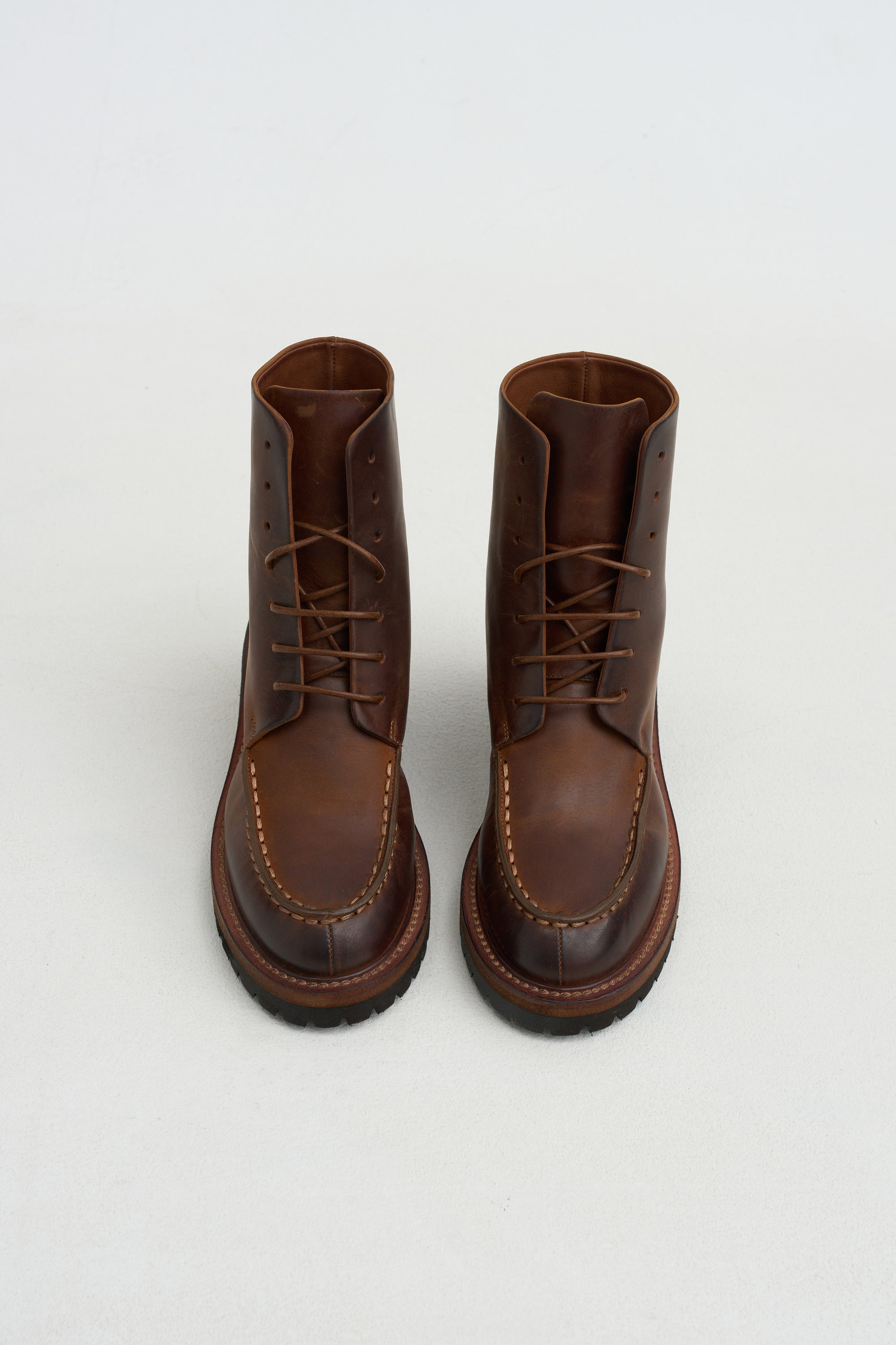 Ancaro Oiled Leather Boot, Basalt