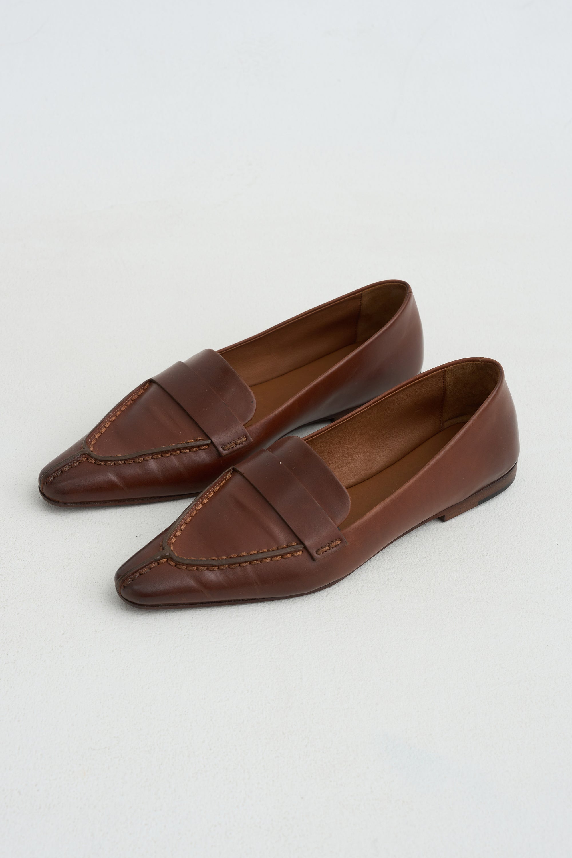 Colma Leather Loafer, Basalt