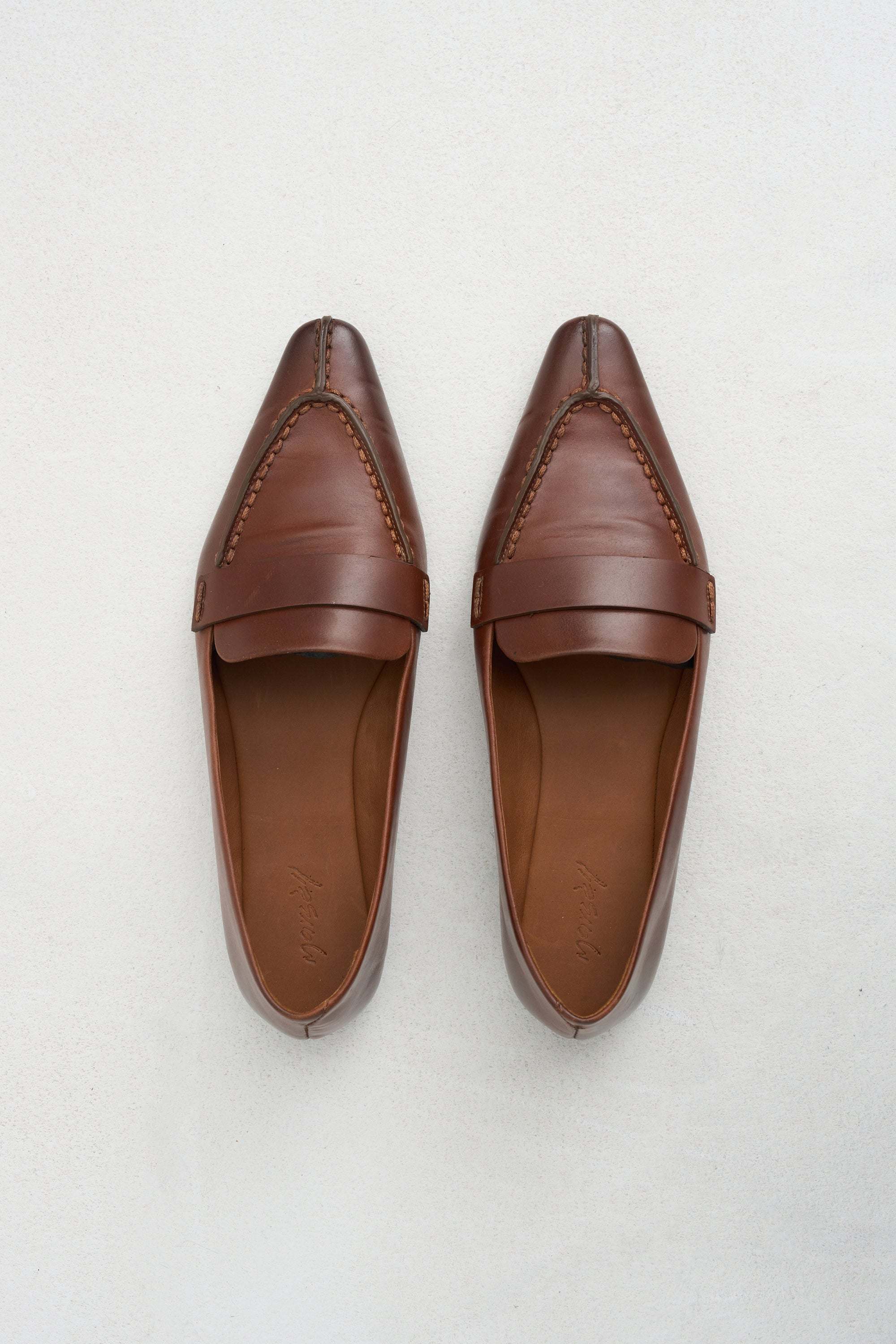 Colma Leather Loafer, Basalt