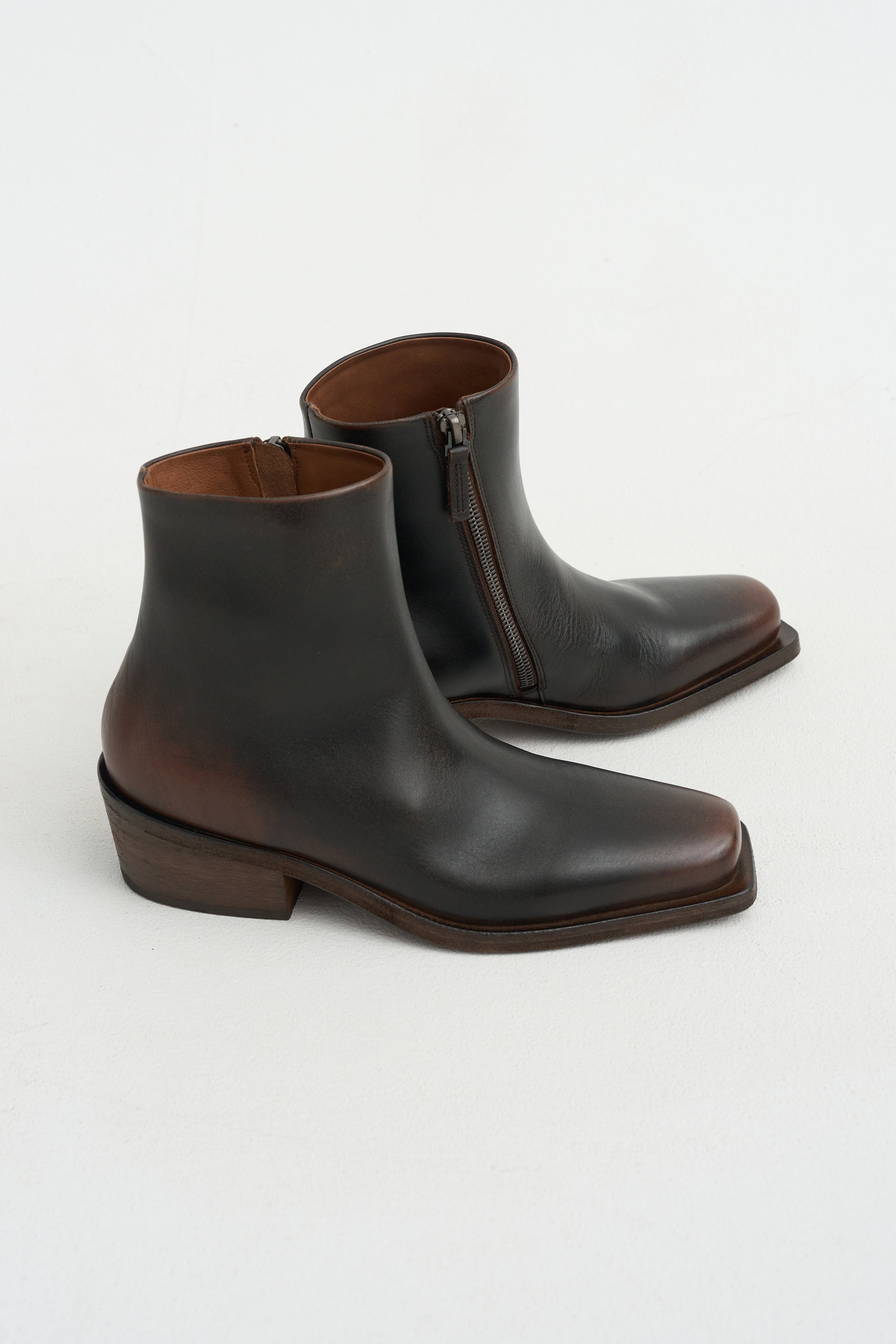 Tex Buffed Smooth Leather Boot, Basalt