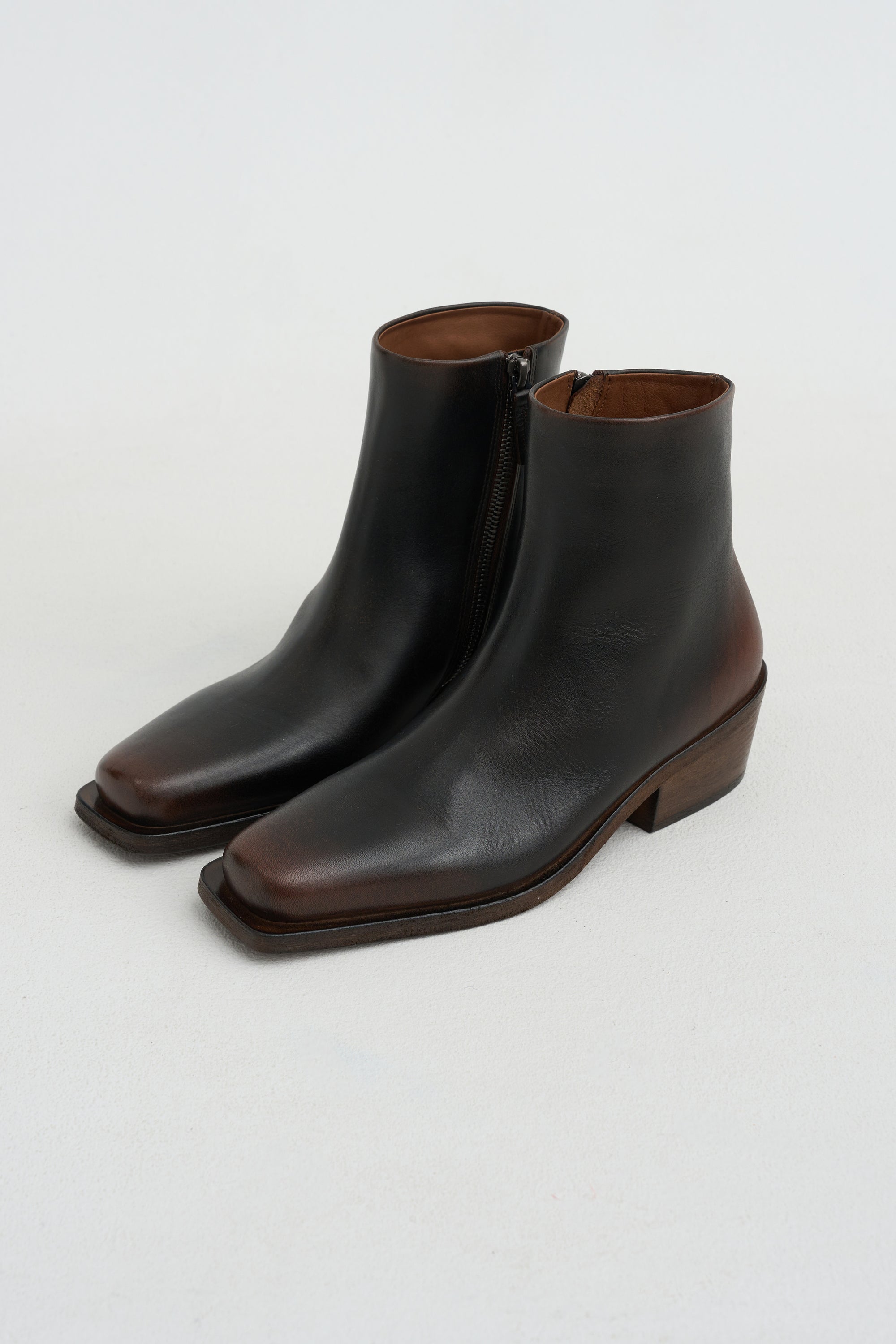 Tex Buffed Smooth Leather Boot, Basalt