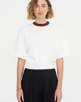 Knit Short Sleeve, White