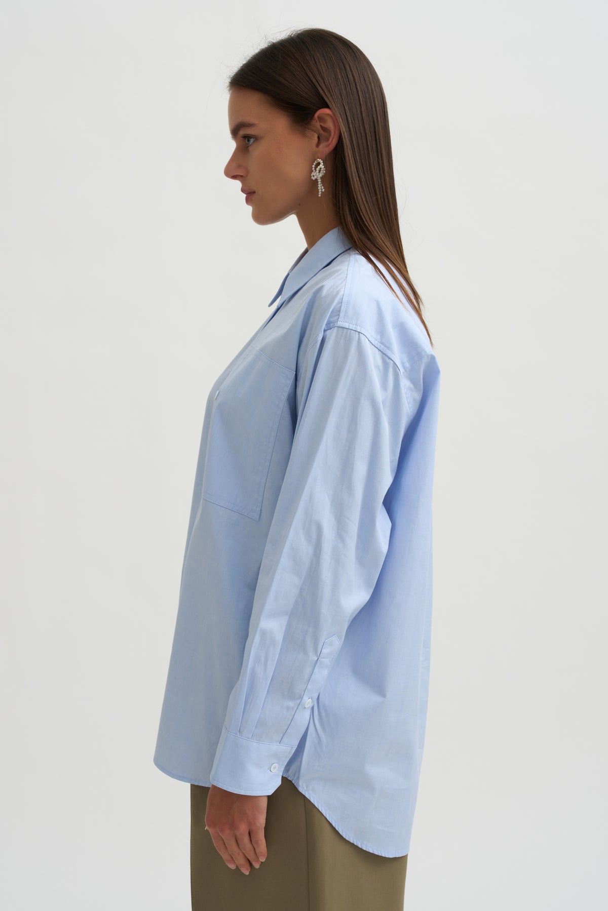 Oversized Shirt, Light Blue