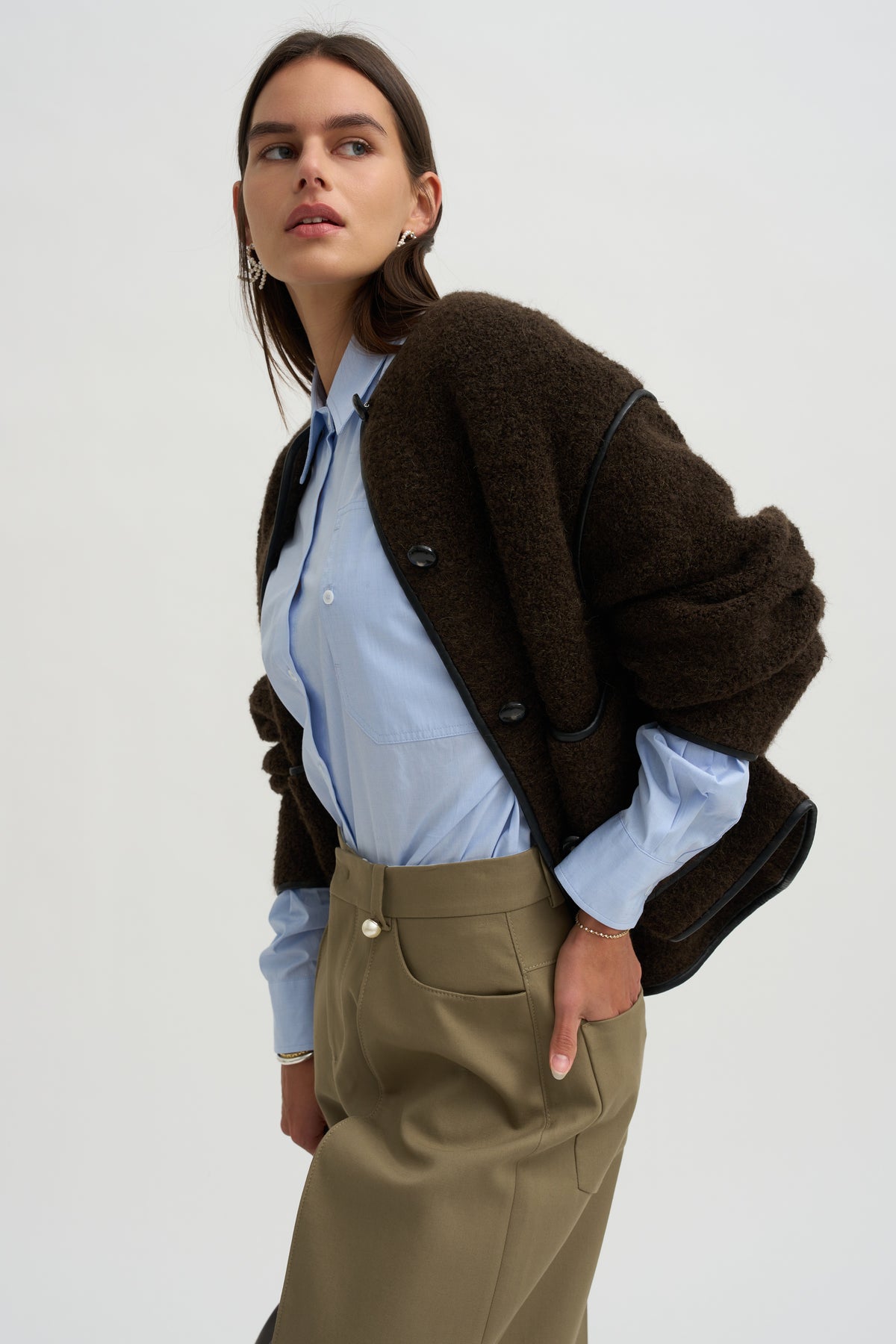 Oversized Shirt, Light Blue