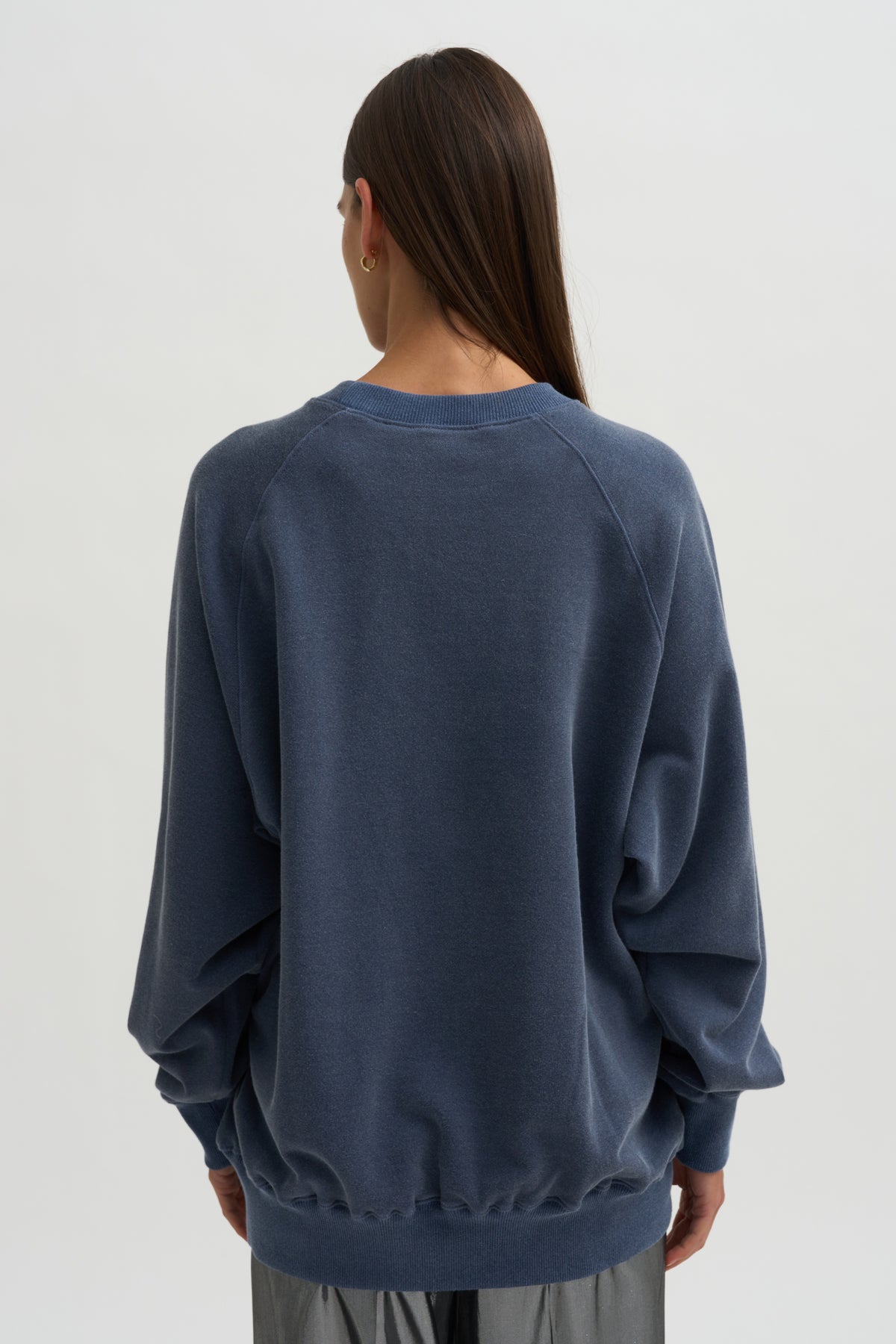 Oversized Sweatshirt, Vintage Blue