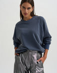 Oversized Sweatshirt, Vintage Blue