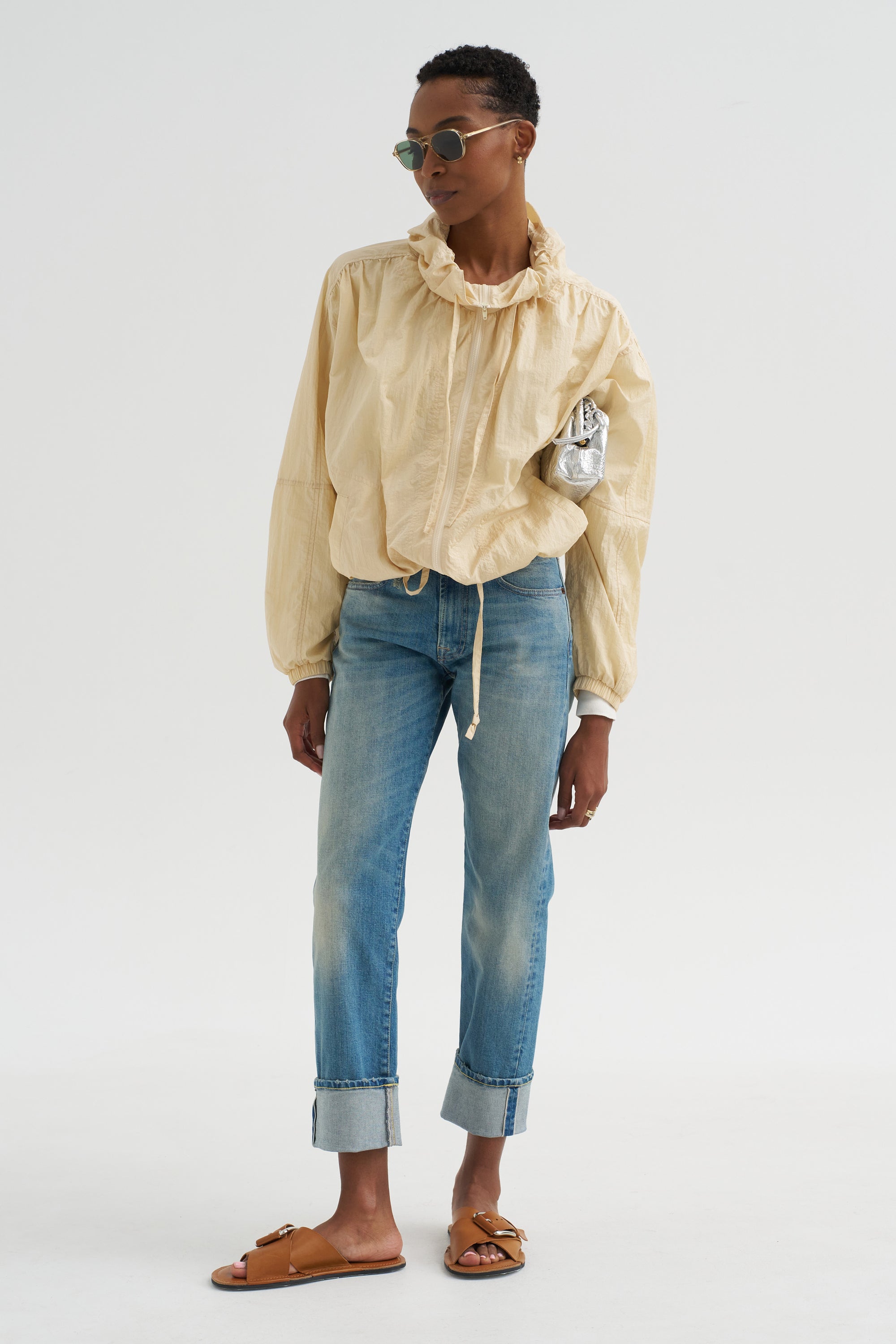 Shirred Anorak