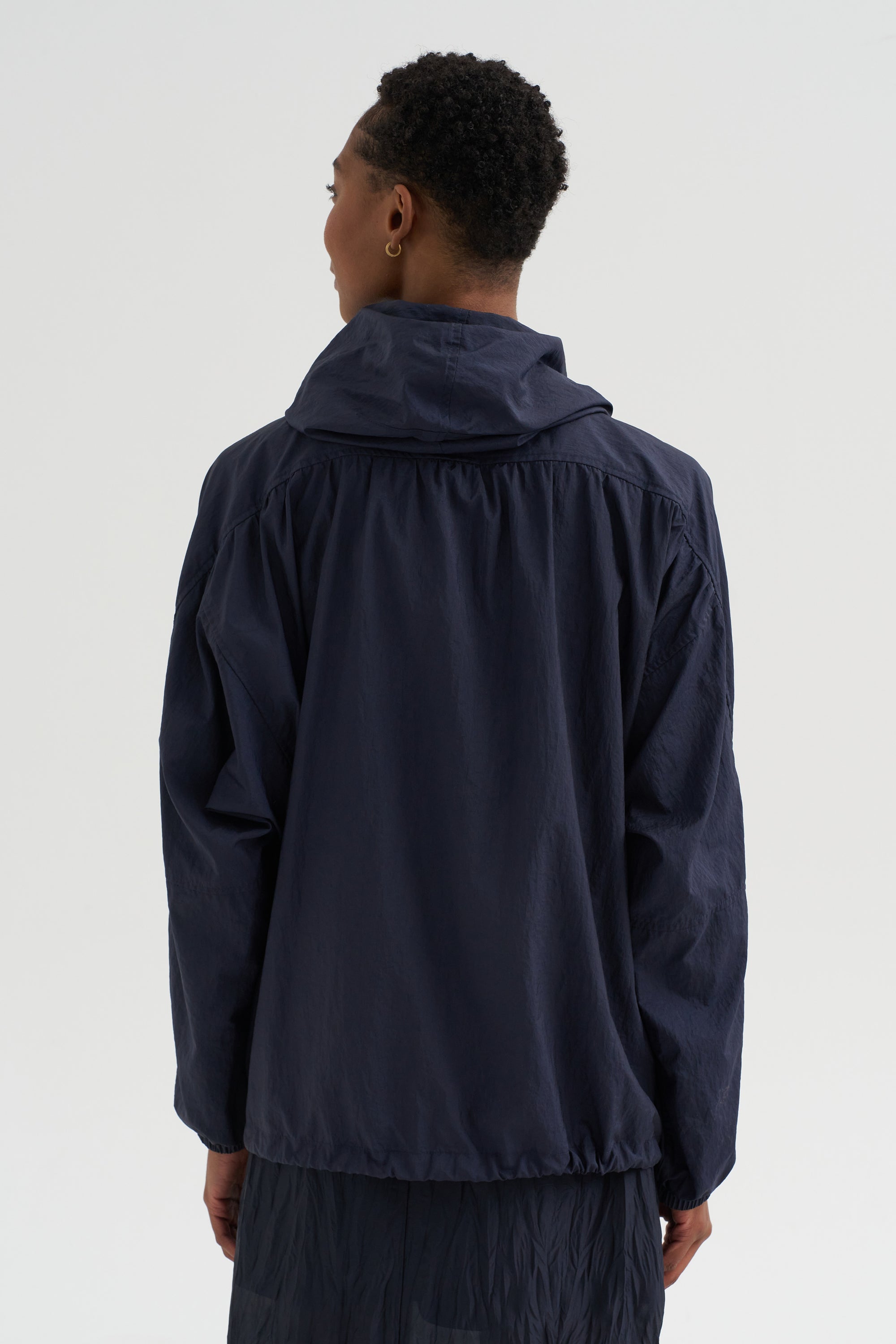 Shirred Anorak