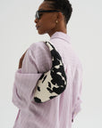 Mini Gnocchi Bag, Printed Ponyhair