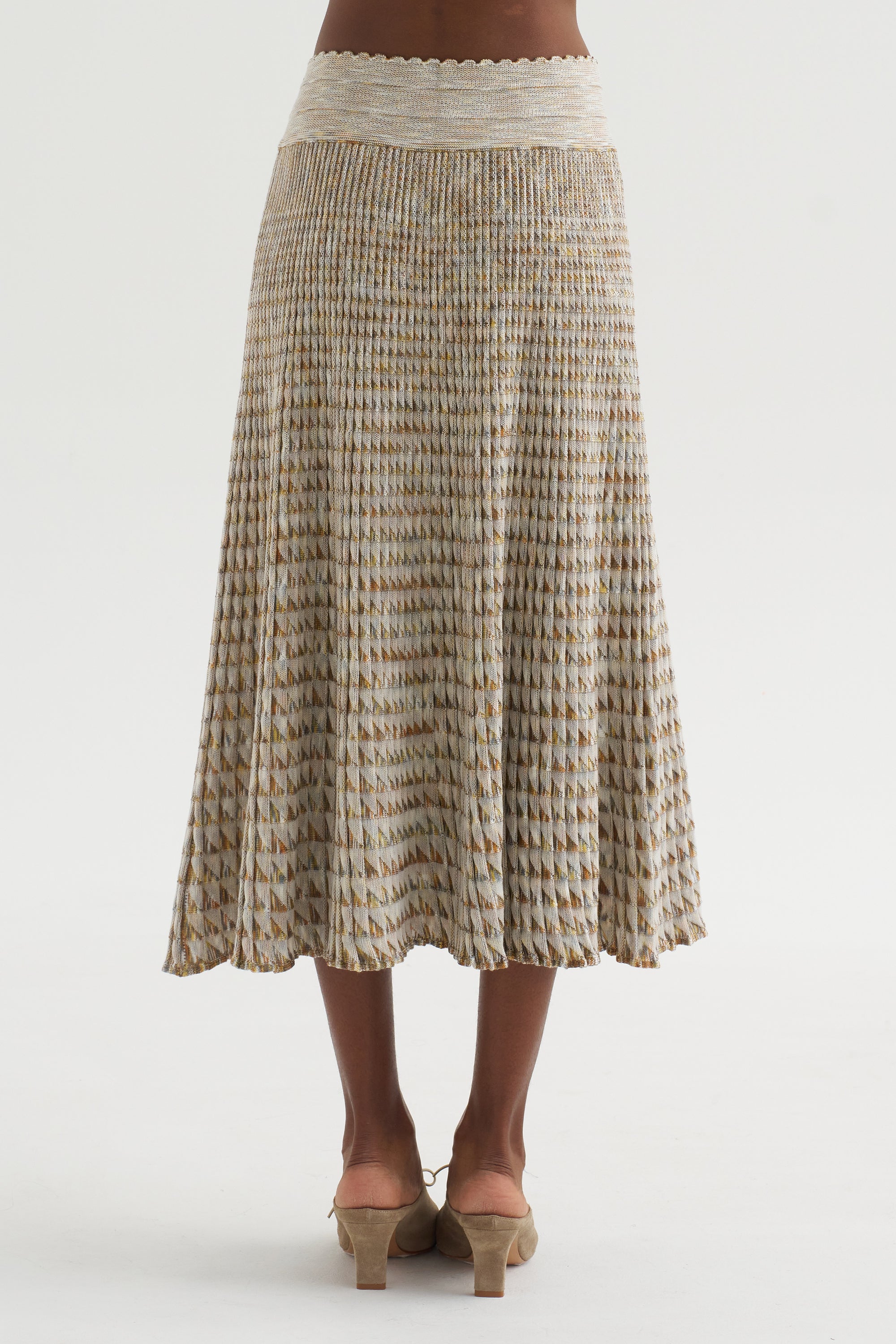 Cocktail5 - Origami Knit Fluid Skirt