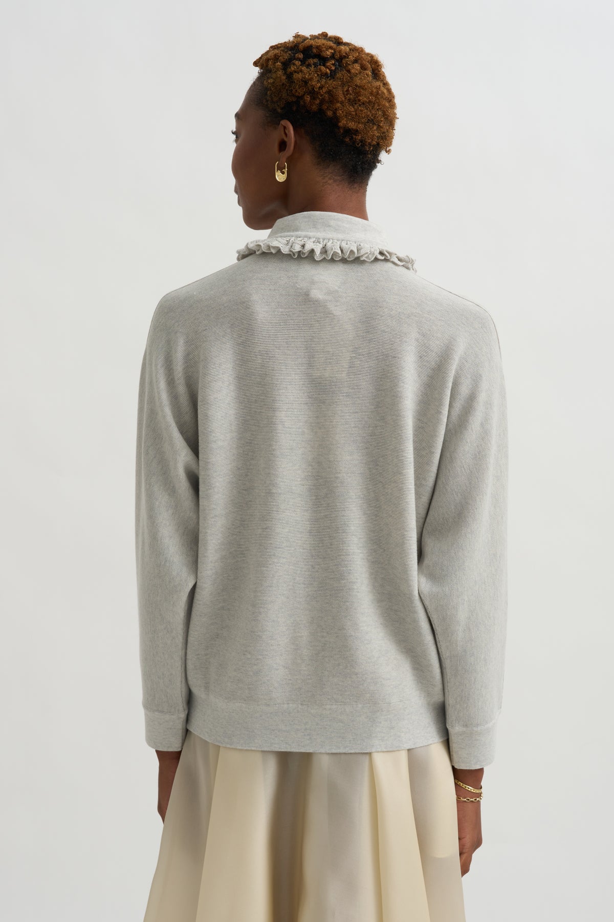 Fontaine Top, Light Grey