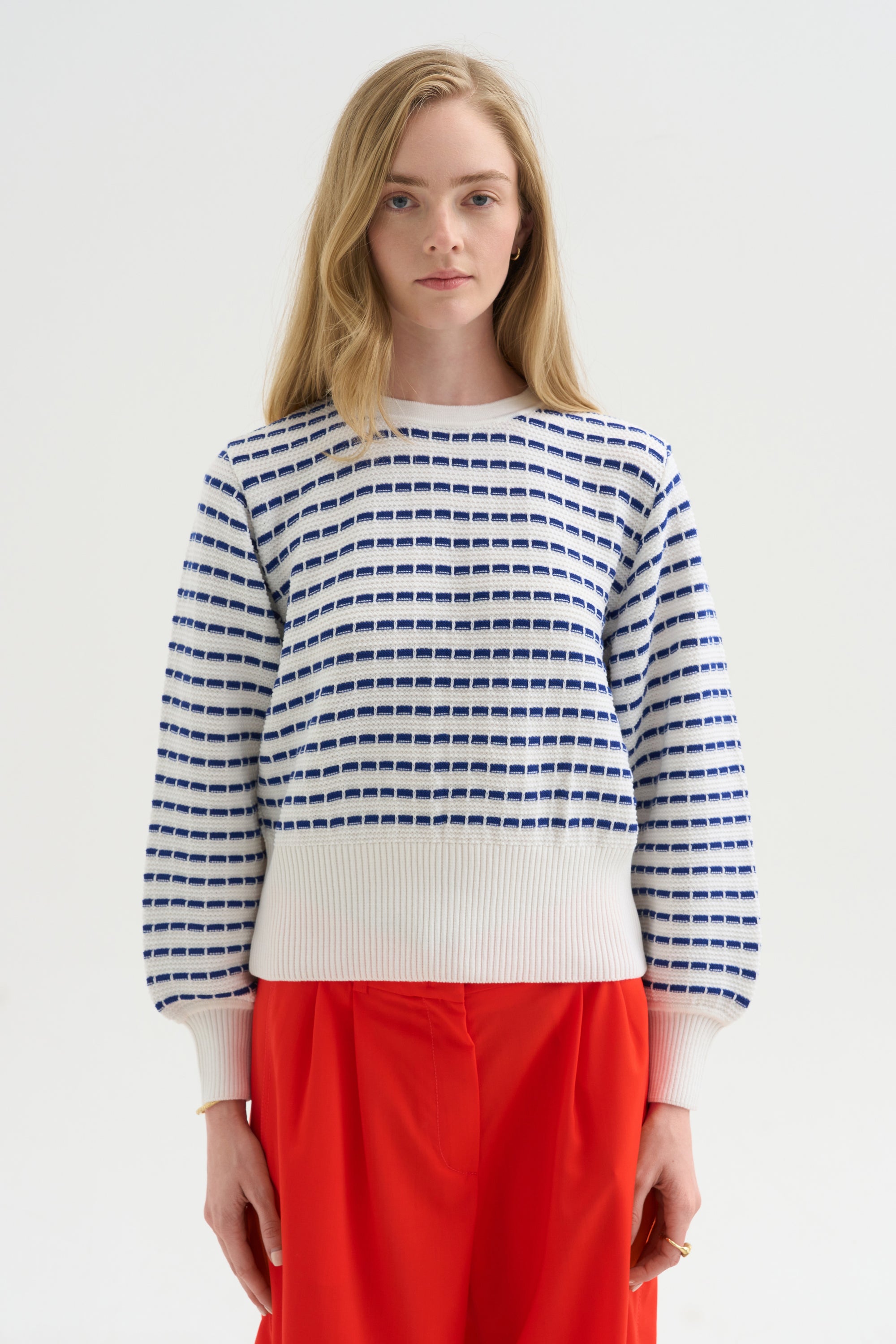 Naeva Sweater, Milk-Blue Faience