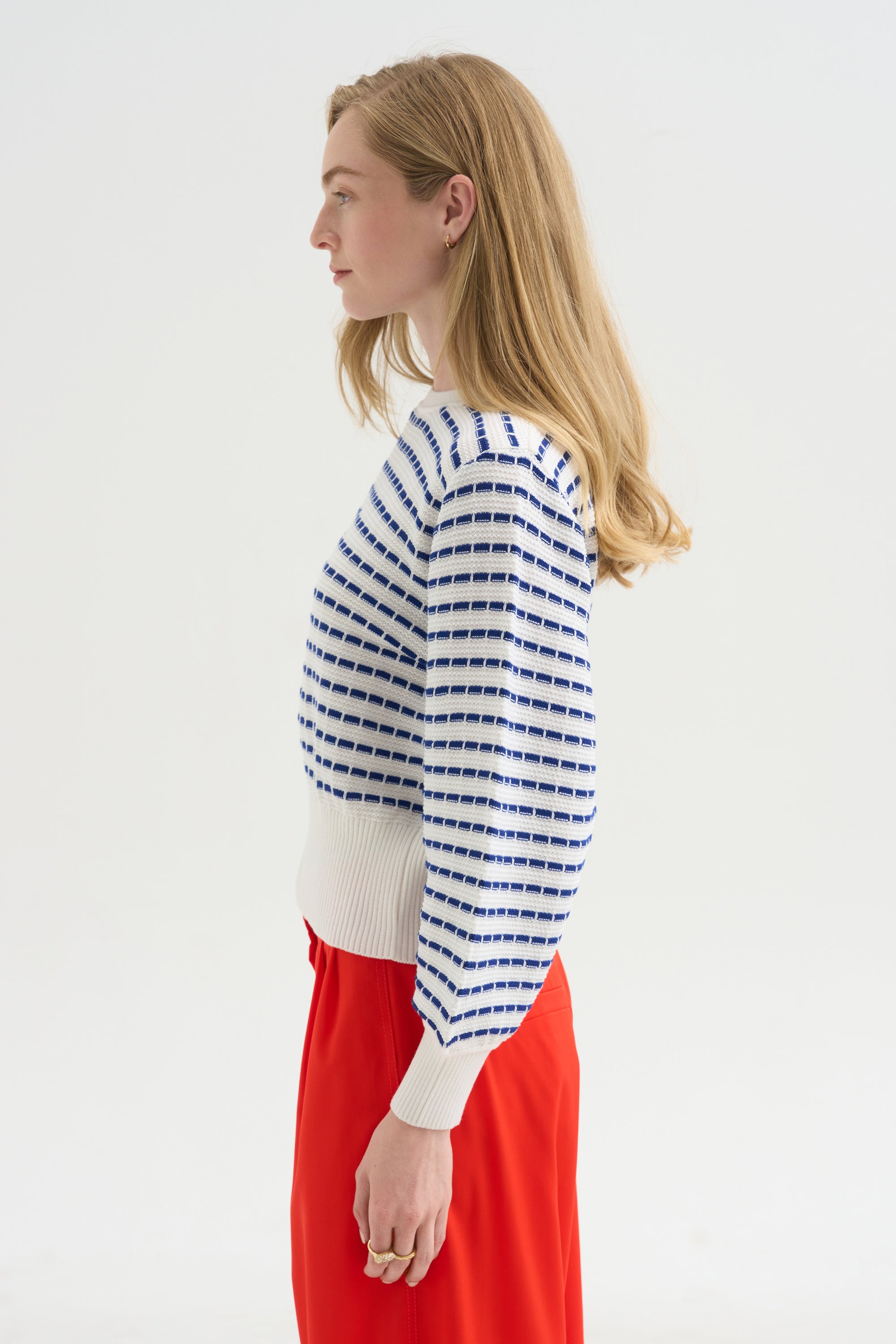 Naeva Sweater, Milk-Blue Faience