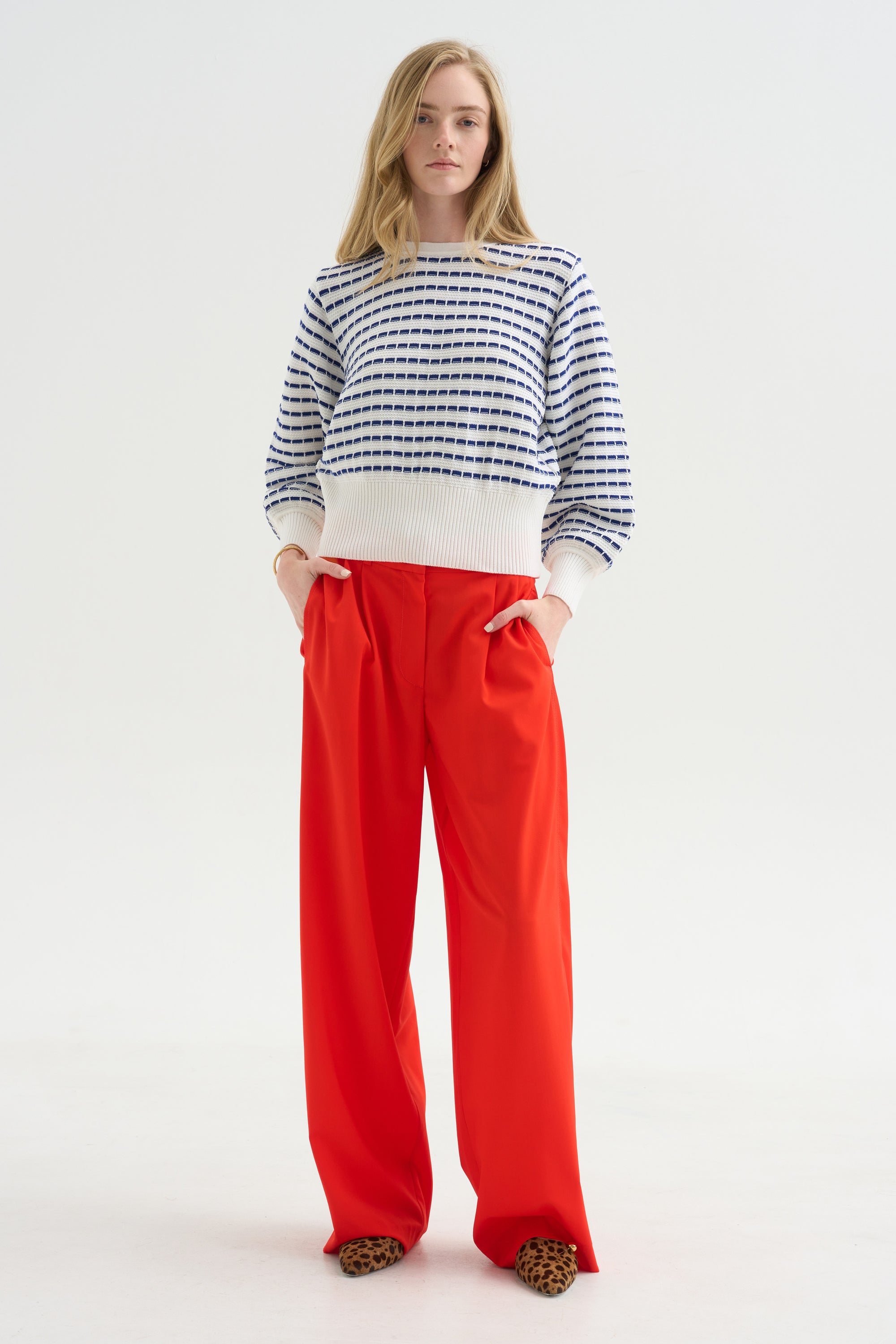 Naeva Sweater, Milk-Blue Faience