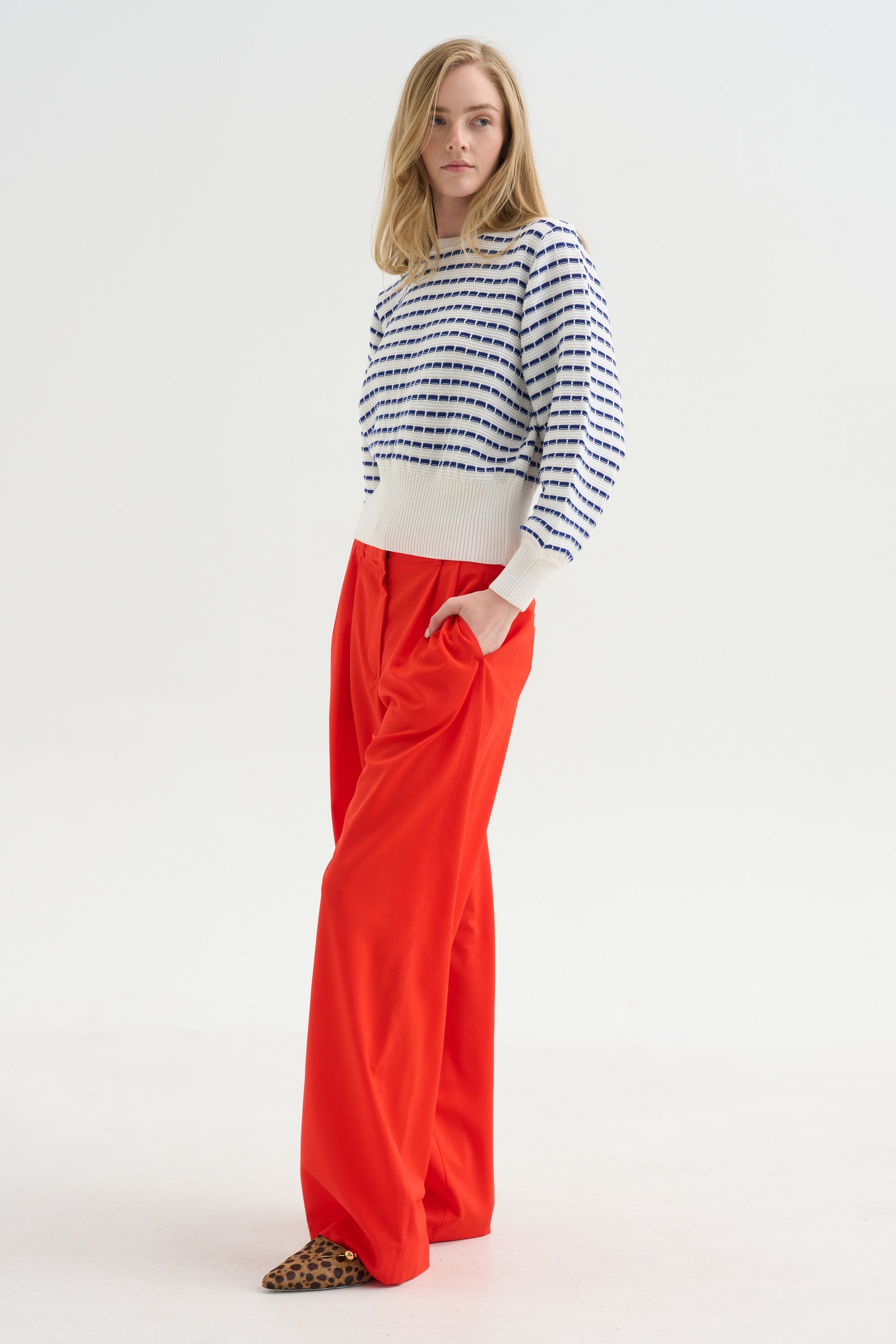 Naeva Sweater, Milk-Blue Faience