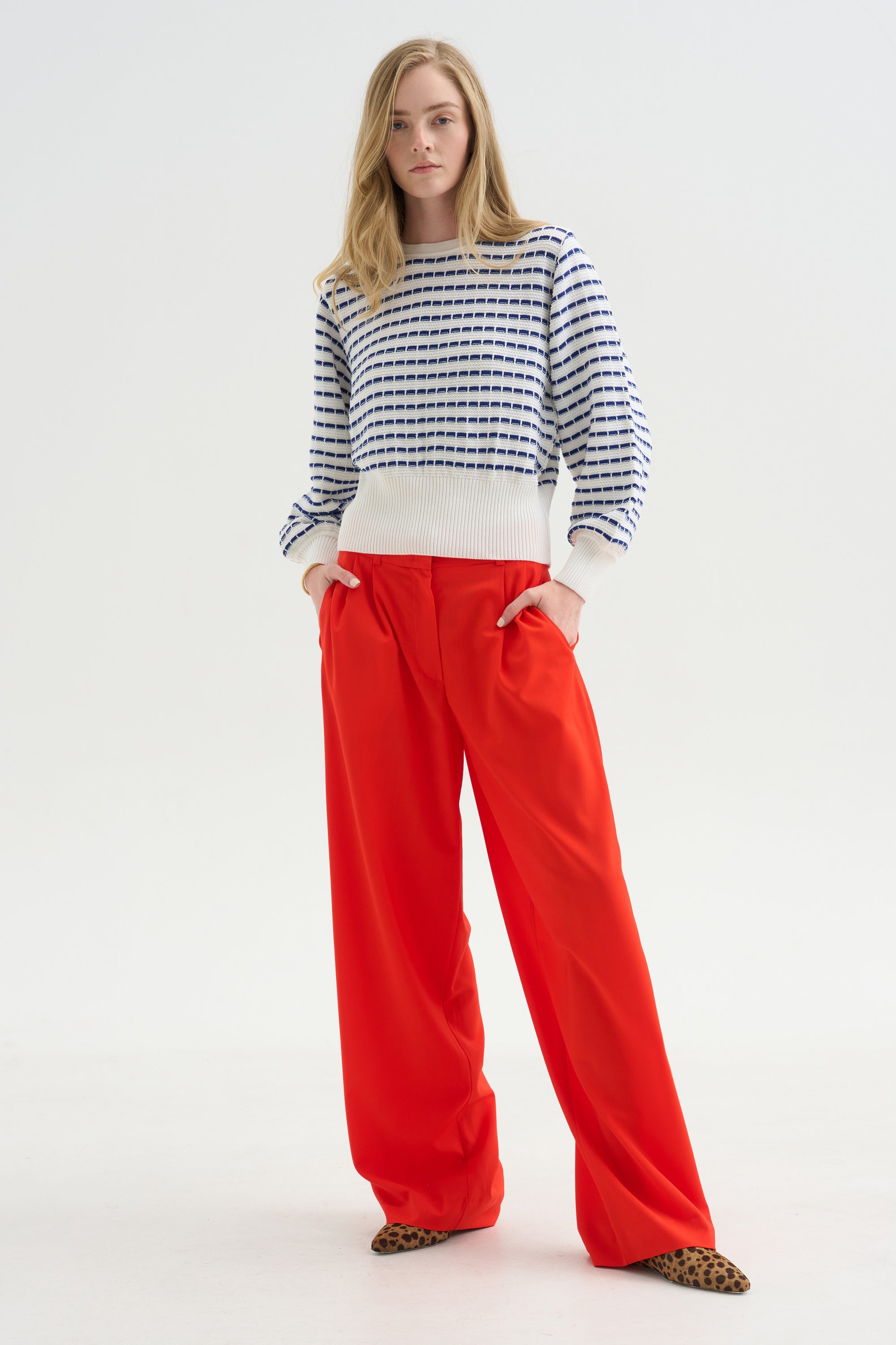 Naeva Sweater, Milk-Blue Faience