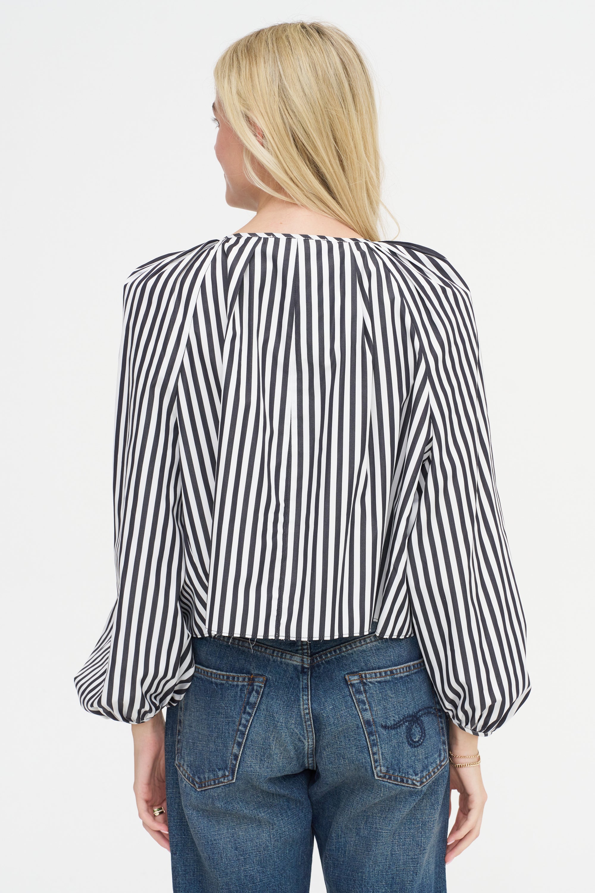 Grand Bazaar Mini Top, Black &amp; White Stripe