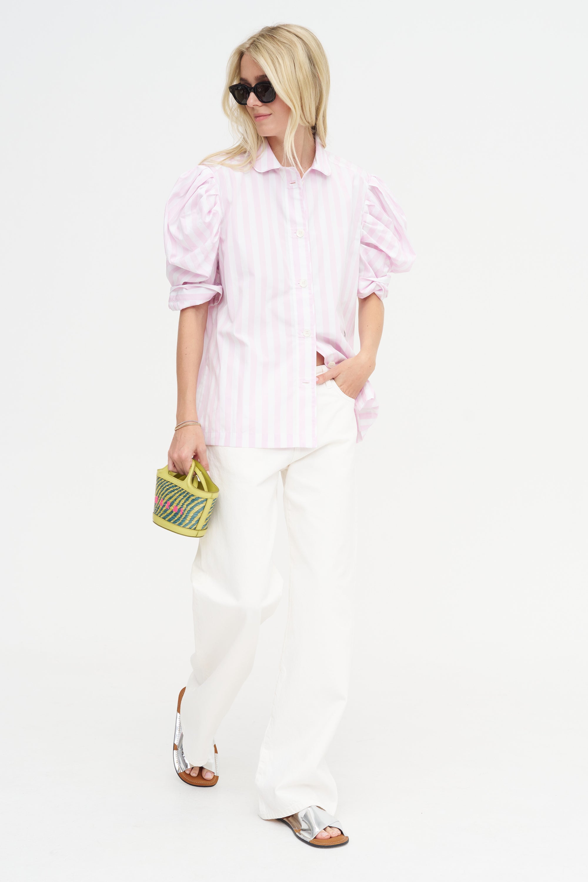 Lolita PJ Shirt, Candy Stripe
