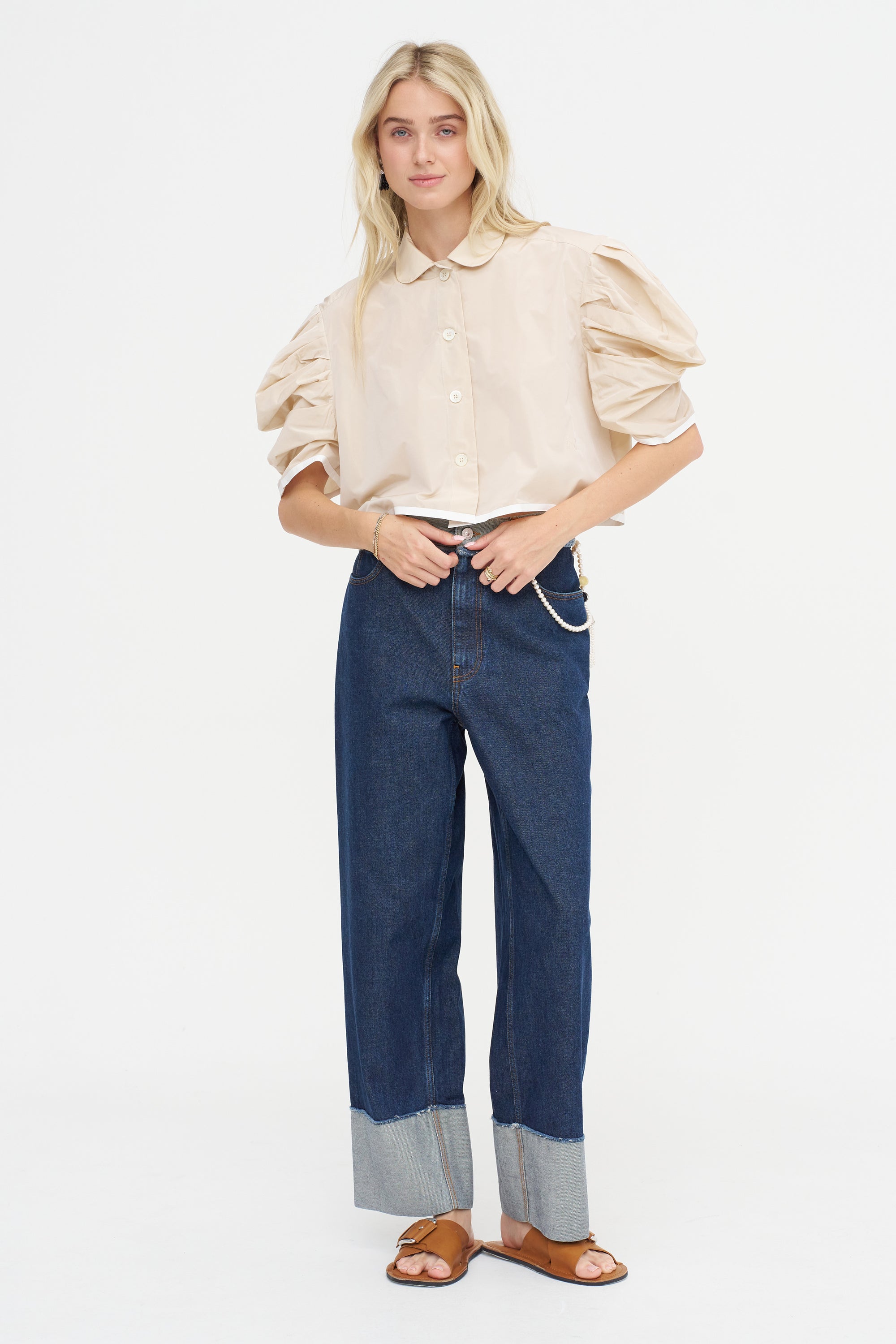 Lolita PJ Mini Shirt, Sand