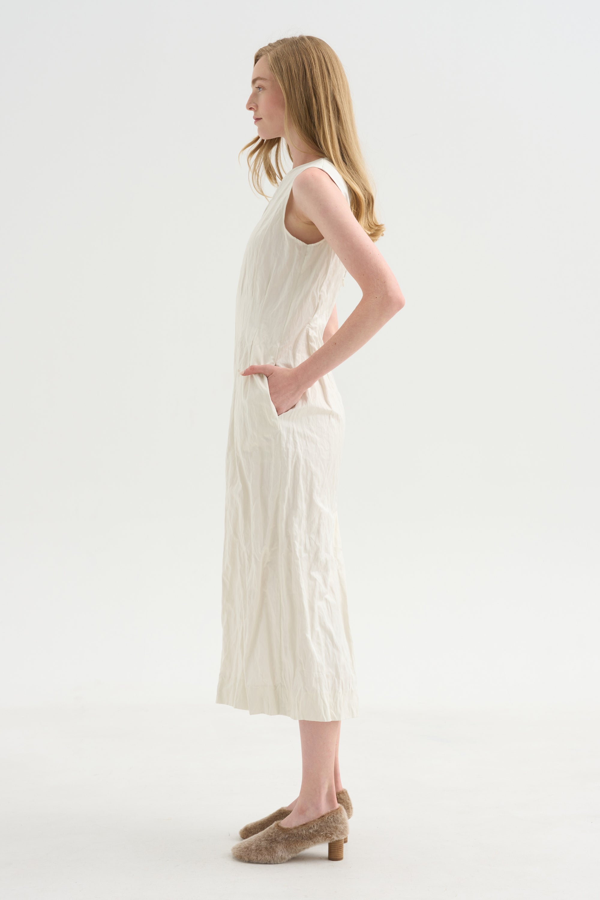 Golightly Dress, Crisp Kaimak
