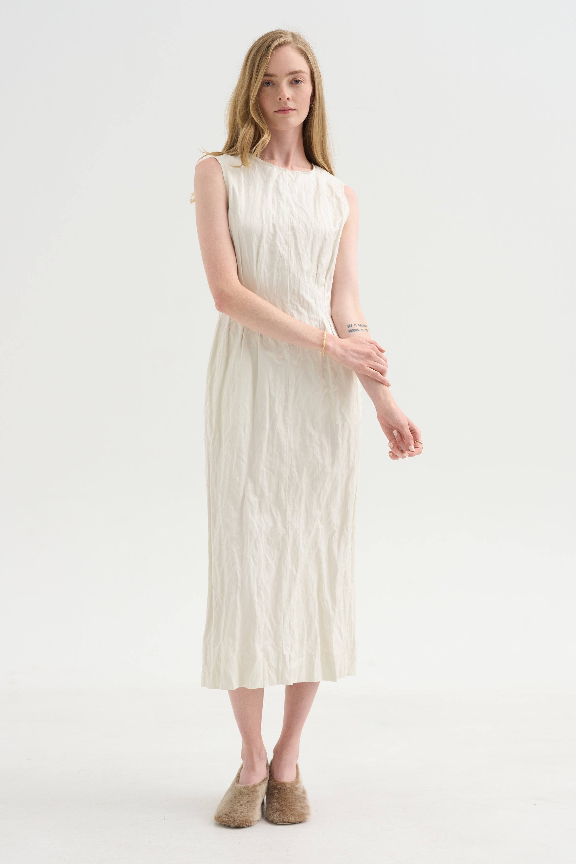Golightly Dress, Crisp Kaimak