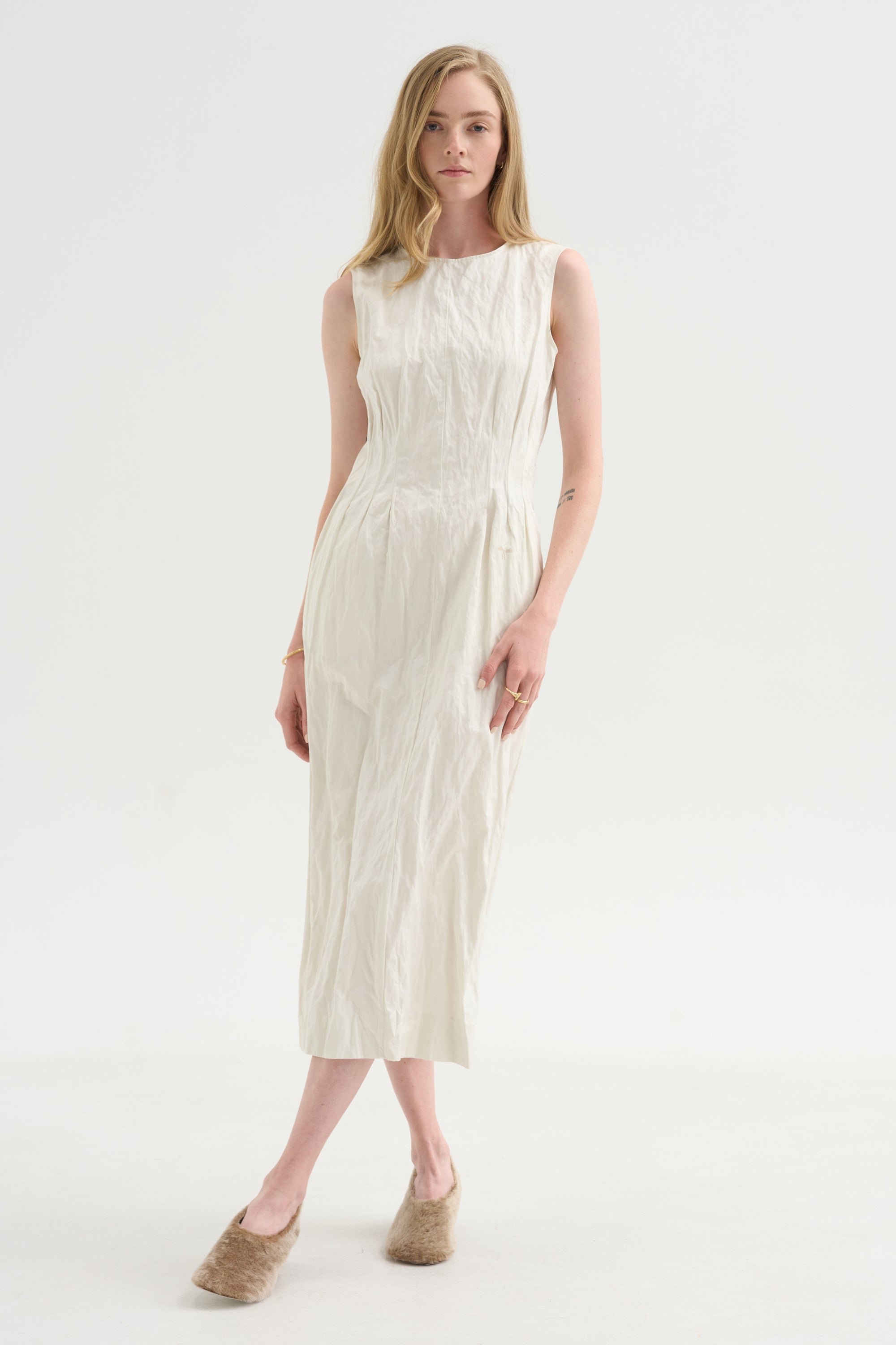 Golightly Dress, Crisp Kaimak