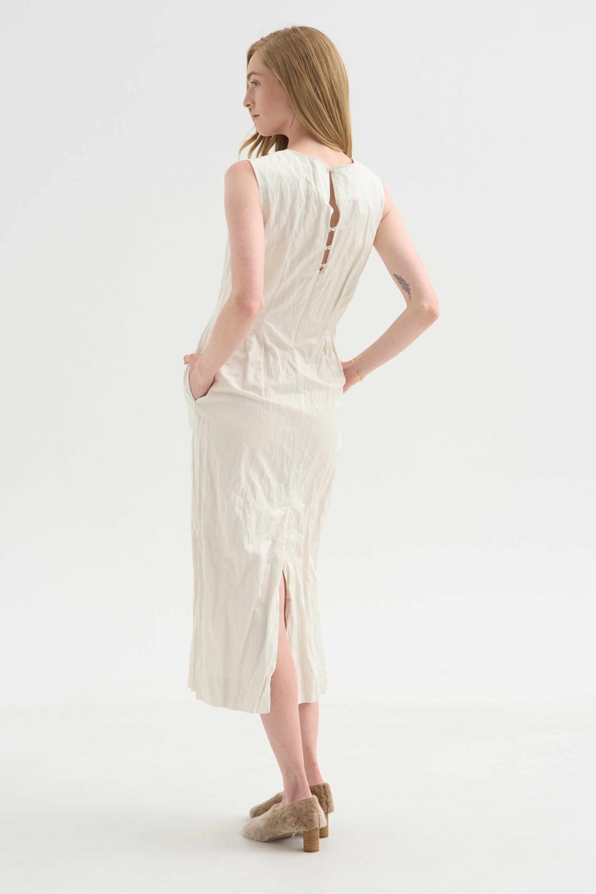 Golightly Dress, Crisp Kaimak