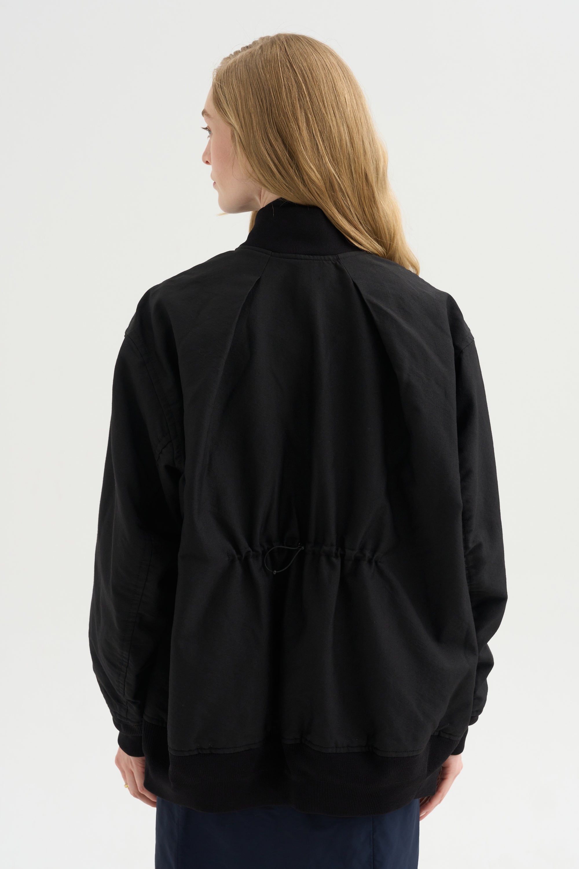 Aviator Oversize Jacket, Noir