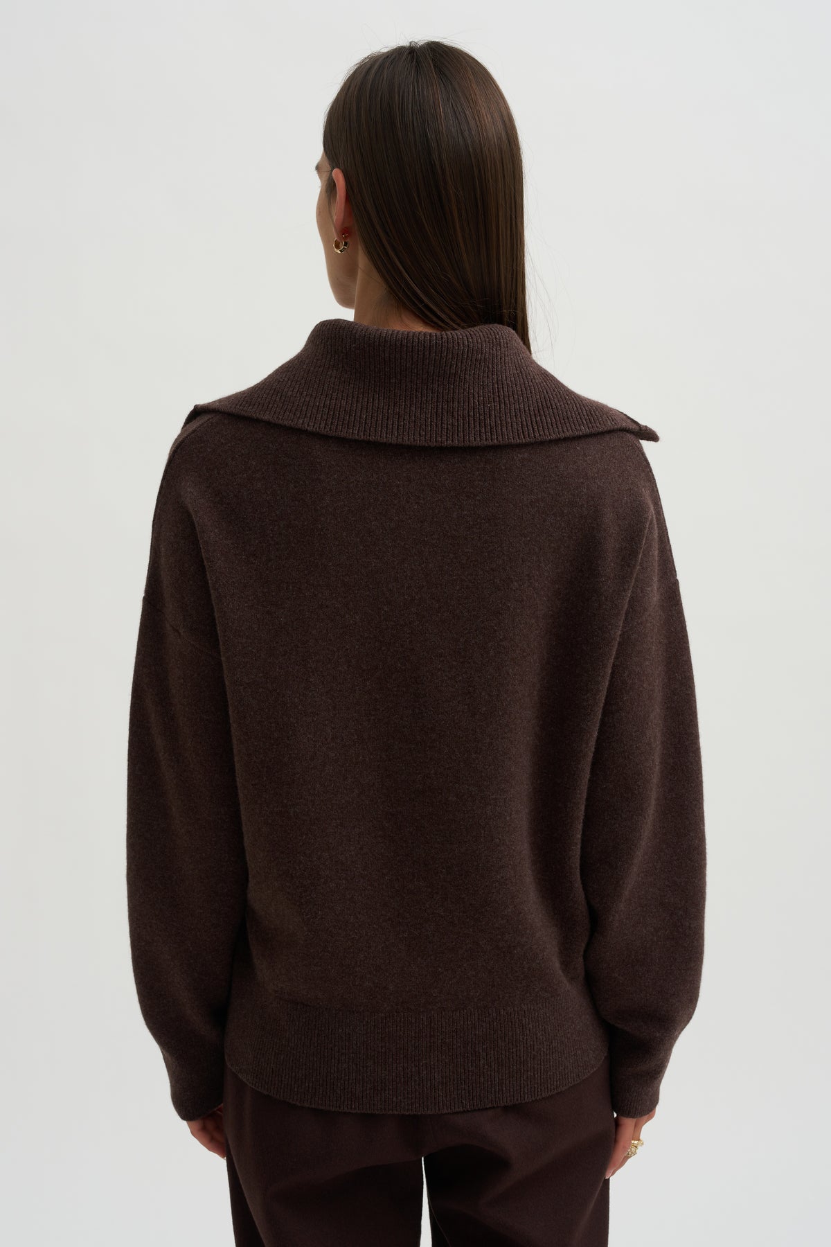 Mixtape Knit Sweater, Choco