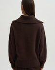 Mixtape Knit Sweater, Choco