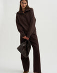 Mixtape Knit Sweater, Choco