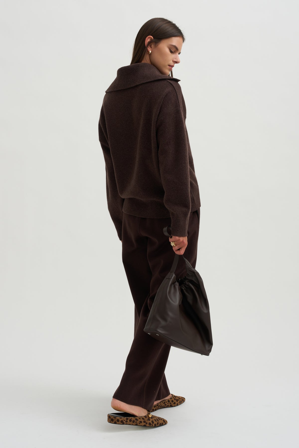 Mixtape Knit Sweater, Choco