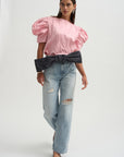 Lolita Oversize Top, Crisp Candy